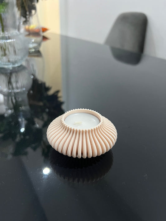 LunaWave Tealight Mumluk – Mum Hediyeli Dekoratif Set