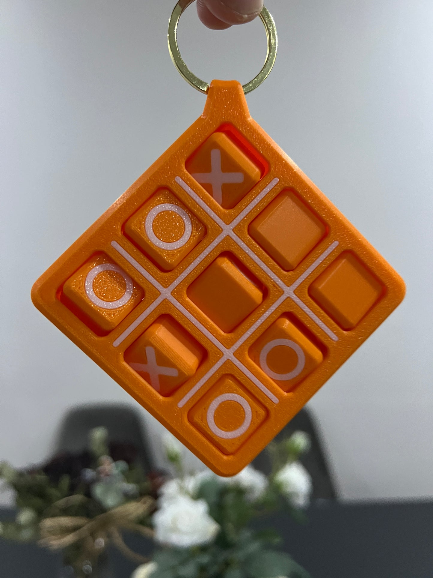 TicTac Twist Anahtarlık Oyunu – Döner Taşlı Mini Zeka Bulmacası